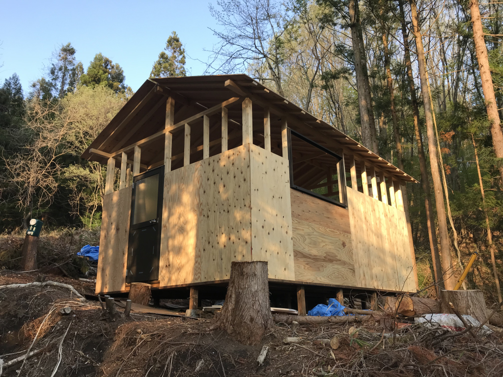 屋根作り前編 小屋作り7 悠々ライフを目指す山小屋ブログ