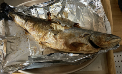 オーブントースターで魚を焼く方法（小屋暮らし59日目）